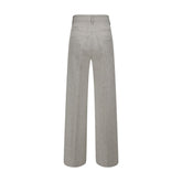 Forte_Forte Gray Viscose Casual Pants